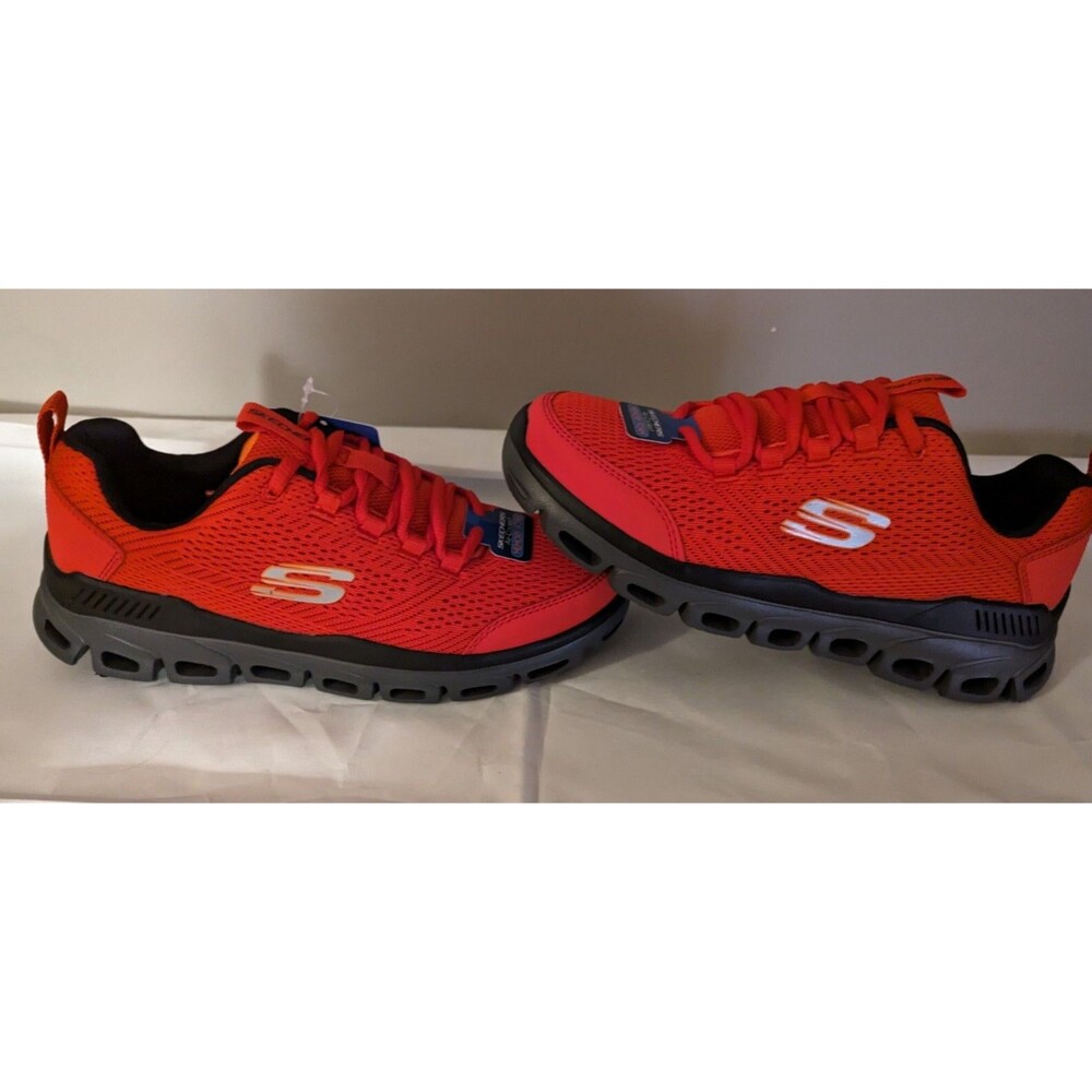 Skechers Red Glide-Step Mens Sneakers Vortex 2.0 Size 5 - Brand New